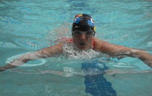 Valérie pour le 100m brasse.