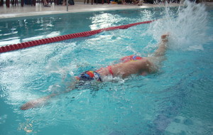 Valérie sur 100m nage libre